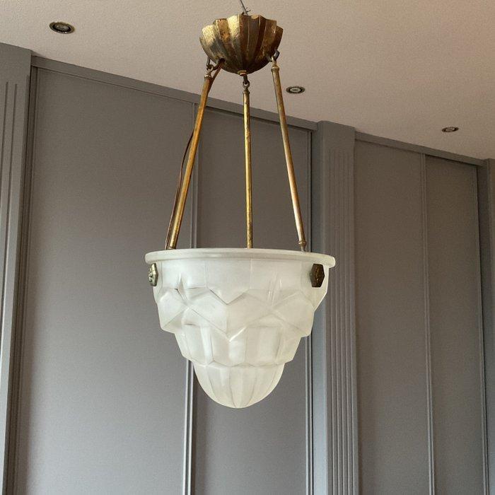 Degué - Lamp - Ondertekend Degué - Satijnachtig glas -, Antiek en Kunst, Kunst | Designobjecten