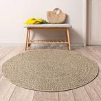 vidaXL Vloerkleed ZIZUR binnen en buiten Ø 200 cm jute look, Huis en Inrichting, Stoffering | Tapijten en Vloerkleden, Verzenden