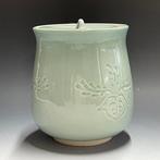 Japanese Celadon Mizusashi - Izumi Kiln - Container -