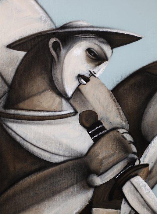 Jone Hopper - La bataille dAnghiari (XXL), Antiek en Kunst, Kunst | Schilderijen | Modern