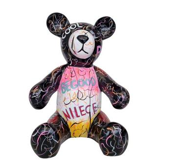 Figurine - Pop art Teddy bead - fibre de verre