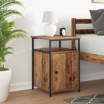 vidaXL Nachtkastje 2 pcs Oud hout Bewerkt hout, Huis en Inrichting, Verzenden, Nieuw