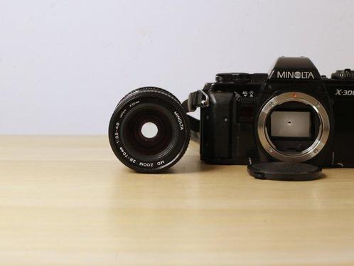 Minolta X-300S + 28-70mm + manuali di istruzioni in PDF, Audio, Tv en Foto, Fotocamera's Analoog