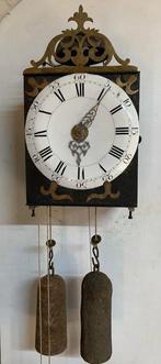 Wandklok - Antiek - Smeedijzer - 1750-1800 - maandloper