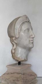 Buste, Testa seicentesca - 50 cm - Marmer