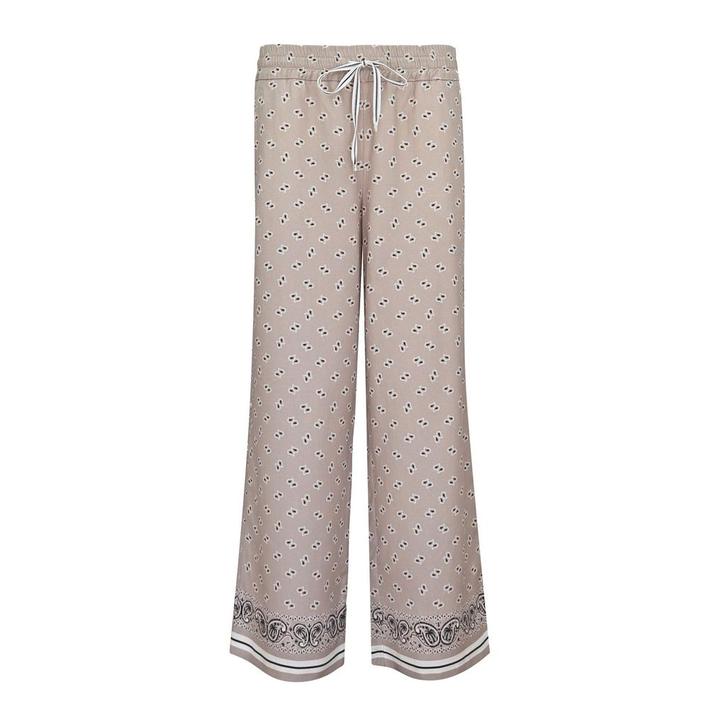 Cambio • beige broek met motief • 36, Kleding | Dames, Broeken en Pantalons, Verzenden