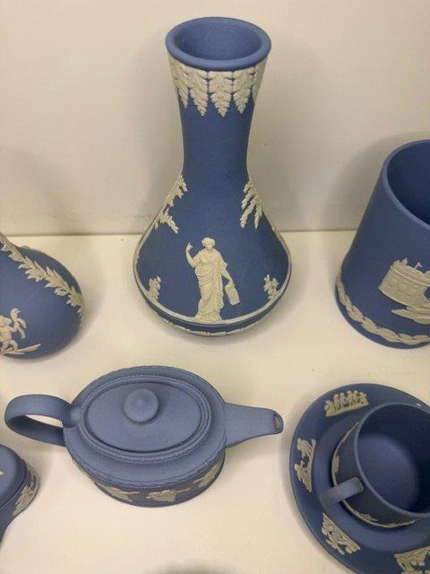 Wedgwood - Blue Jasperware Angleterre - Wedgwood -, Antiek en Kunst, Antiek | Glaswerk en Kristal