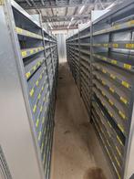 Meta legbordstelling 200x130x30 cm 6 legborden gebruikt, Ophalen of Verzenden