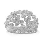 Ring - 18 karaat Witgoud -  0.27ct. tw. Diamant (Natuurlijk), Nieuw