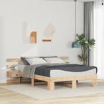 vidaXL Bedframe met lade Bruin 150 x 200 cm Massief, Huis en Inrichting, Verzenden, Nieuw