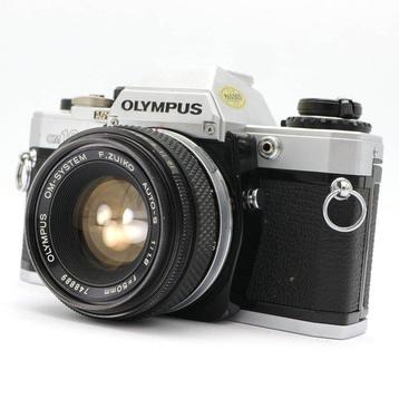 Olympus OM10 + F. ZUIKO 50mm f/1.8 #ANALOGUE PRO! Single, Audio, Tv en Foto, Fotocamera's Analoog, Nieuw
