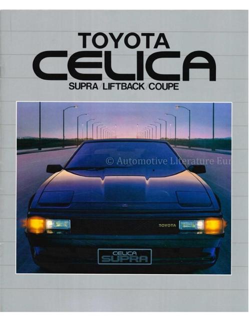 1986 TOYOTA CELICA SUPRA BROCHURE NEDERLANDS, Livres, Autos | Brochures & Magazines