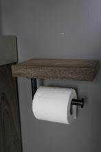 Toiletrolhouder Hout Giel Grey 20x13 cm, Nieuw, Verzenden