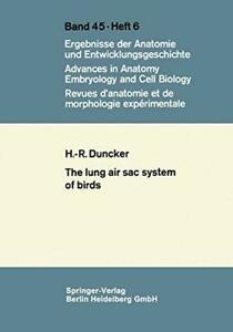 The Lung Air Sac System of Birds: A Contributio. Duncker,, Boeken, Overige Boeken, Zo goed als nieuw, Verzenden