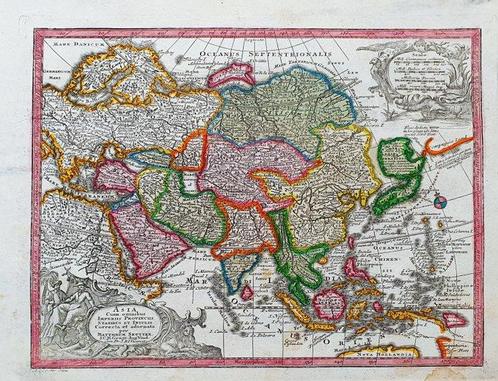 Asie, Carte - Chine / Japon / Corée / Turquie / Indes, Livres, Atlas & Cartes géographiques