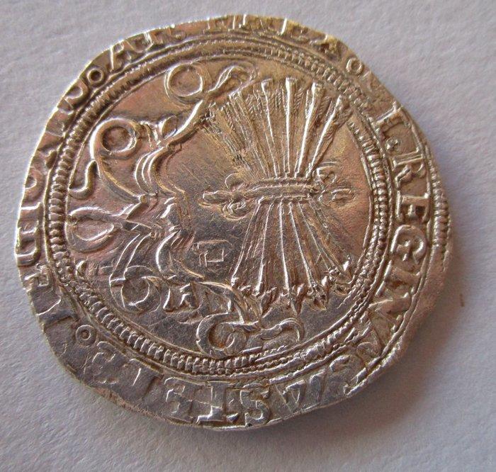 Spanje. Reyes Católicos. 4 reales de plata acuñados en la, Postzegels en Munten, Munten | Europa | Niet-Euromunten