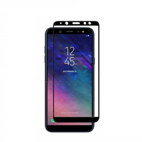DrPhone Samsung A6 2018 Glas 4D Volledige Glazen Dekking, Telecommunicatie, Mobiele telefoons | Hoesjes en Screenprotectors | Overige merken
