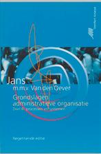 Grondslagen van de administratieve organisatie / B Processen, E.O.J. Jans, Zo goed als nieuw, Verzenden