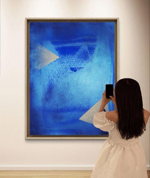 H. Friedel - Nightflight, Antiek en Kunst, Kunst | Schilderijen | Modern