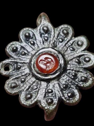 Romain antique Carnelian dIntaglio Extrêmement Rare (Aigle)