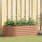 vidaXL Verhoogde plantenbak Bruin 160 x 80 x 44 cm Staal, Verzenden, Nieuw