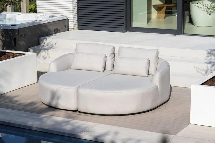Flow Yavi daybed Island Graumel chalk |   Sunbrella | SALE, Tuin en Terras, Tuinsets en Loungesets