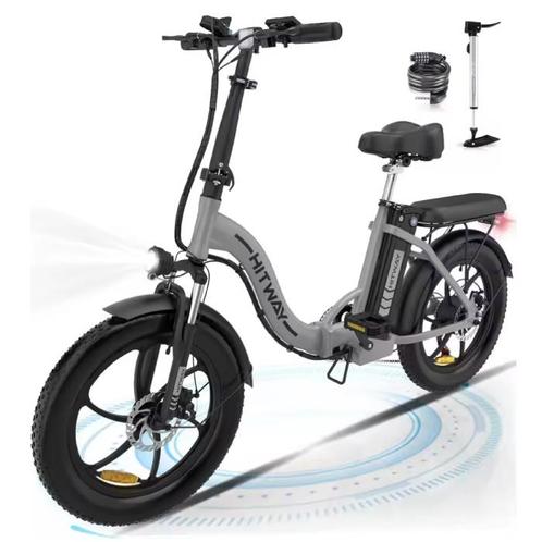 BK6 Elektrische Fiets - 20 Opvouwbare Smart Fatbike - 250W, Fietsen en Brommers, Scooters | Overige merken, Nieuw, Verzenden