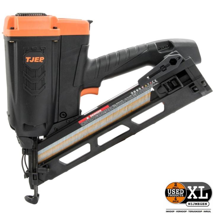 Tjep ab-15/64 gas 2g Spijkerpistool Incl. Accus + | Nieuw, Doe-het-zelf en Bouw, Gereedschap | Overige machines, Nieuw, Ophalen of Verzenden