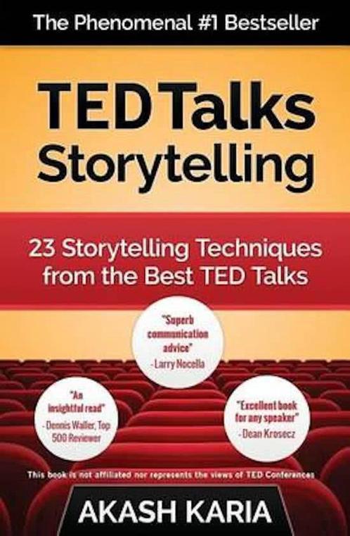 TED Talks Storytelling 9781507503003 Akash Karia, Livres, Livres Autre, Envoi