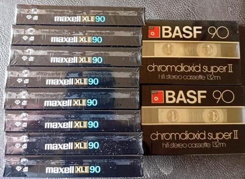 Maxell & BASF - XL II 90, chroomdioxide super II 90 Lege, Audio, Tv en Foto, Radio's