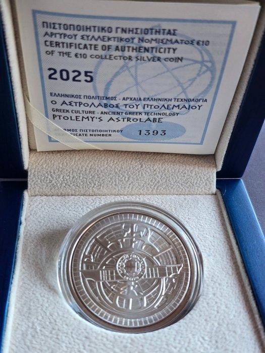 Griekenland. 10 Euro 2025 Ptolemys Astrolabe Proof, Postzegels en Munten, Munten | Europa | Euromunten
