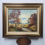 Jan Bévort (1917-1996) - Rustig herfstlandschap met beek, Antiek en Kunst