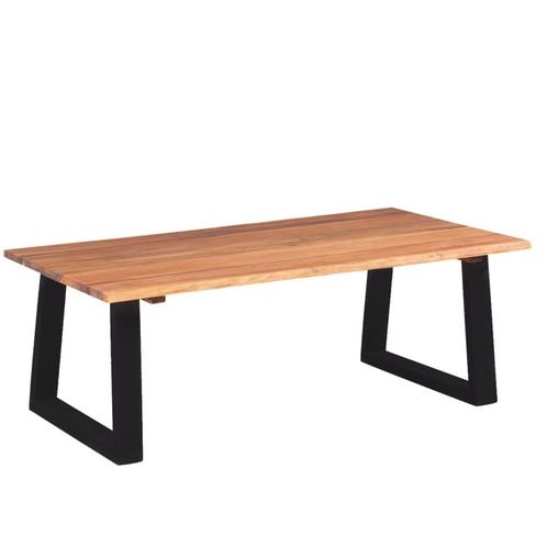 vidaXL Table basse Bois dacacia massif 110x60x40 cm, Maison & Meubles, Tables | Tables de salon, Neuf, Envoi