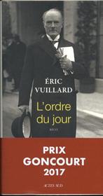 Lordre du jour 9782330078973, Livres, Eric Vuillard, Verzenden