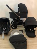 joolz hub brilliant black + Reisweg +Maxi Cosi compleet set, Kinderen en Baby's, Kinderwagen, Verstelbare duwstang, Zo goed als nieuw