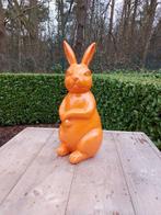 Beeld, fine statue of a orange rabbit - 54 cm - polyresin, Antiek en Kunst