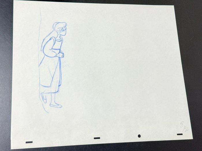 Walt Disney - Oorspronkelijke animatie tekening van Eilonwy, Collections, Disney