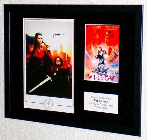 Willow - Val Kilmer (RIP 2025) (Madmartigan) Framed, signed, Verzamelen, Film en Tv