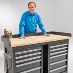 Datona Werkbank PRO met bamboe werkblad en 12 lades - 150, Doe-het-zelf en Bouw, Werkbanken, Ophalen of Verzenden, Nieuw