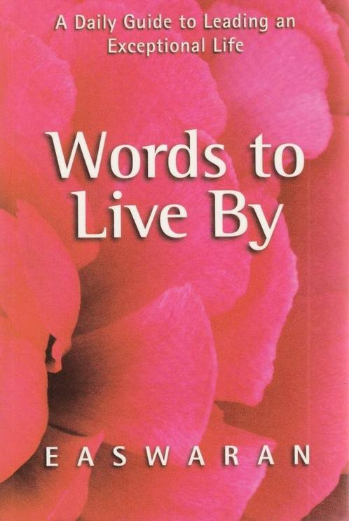 Words to Live by - Eknath Easwaran - 9781586380168 - Paperba, Livres, Ésotérisme & Spiritualité, Envoi