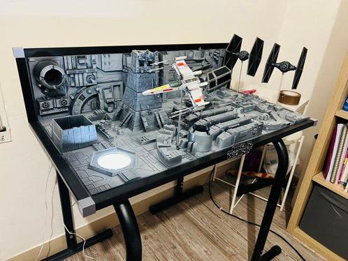 Nessuna - Diorama Star Wars Attacco alla Morte nera, Verzamelen, Film en Tv