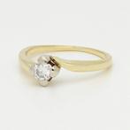 Bague - 14 carats Or jaune Diamant (Naturelle)
