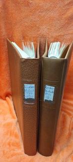 Allemagne - 2× complets de LINDNER, albums préimprimés, Postzegels en Munten, Gestempeld