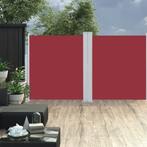 vidaXL Windscherm uittrekbaar 170x600 cm rood, Tuin en Terras, Verzenden, Nieuw