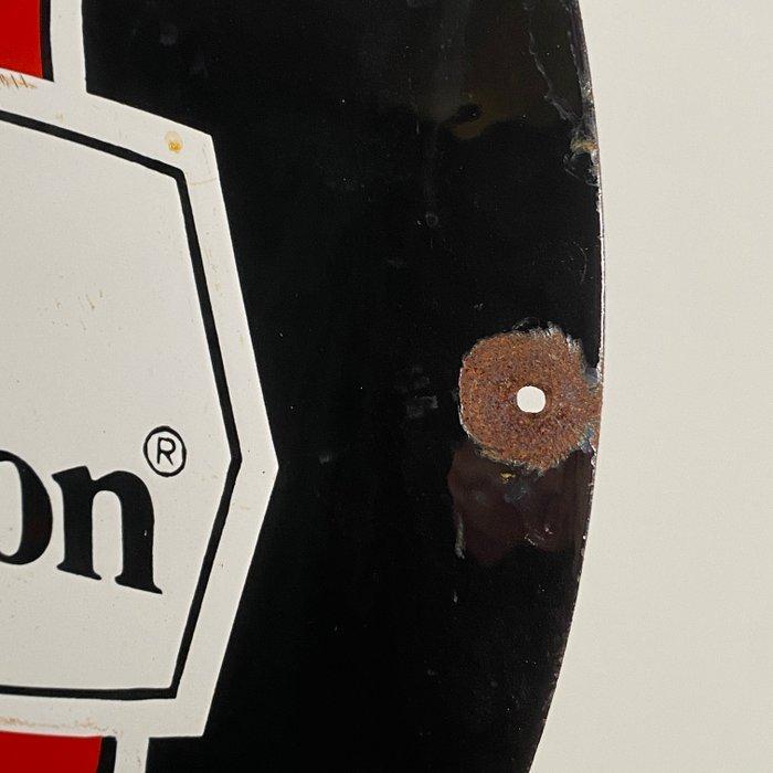 Smith & Wesson - Emaille bord - Gemaakt van 2 mm ijzer en, Antiquités & Art, Antiquités | Assiettes décoratives & Carrelages