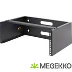 StarTech.com WALLMOUNT4 rack 4U Wandrek Zwart, Verzenden