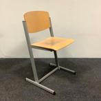 Tweedehands complete school set Eromes van 9 stuks tafels +, Huis en Inrichting, Stoelen, Gebruikt, Hout, Vijf, Zes of meer stoelen