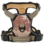 vidaXL Hondentuigje met riem en halsband verstelbaar M, Dieren en Toebehoren, Honden-accessoires, Verzenden, Nieuw