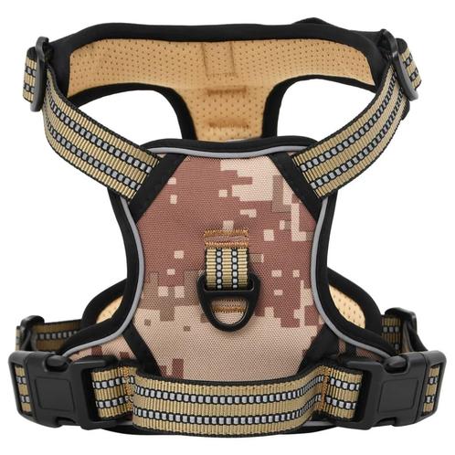 vidaXL Hondentuigje met riem en halsband verstelbaar M, Dieren en Toebehoren, Honden-accessoires, Nieuw, Verzenden