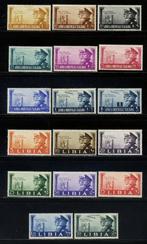 Livourne/AOI/Libye/Italie - Thème Mussolini, 4 épisodes,, Gestempeld